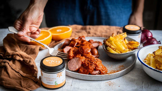 Currywurst Rezept mit Pommes