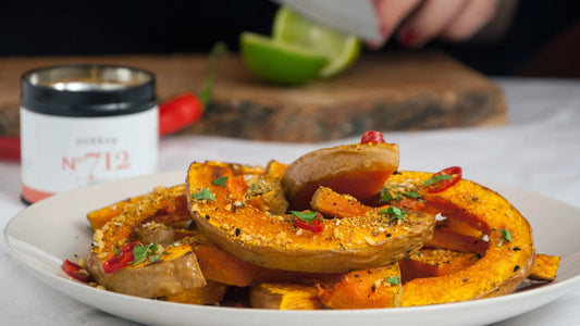 Hokkaido Kürbis mit Dukkah