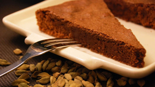 Rezept für saftigen Schokokuchen mit Kardamom