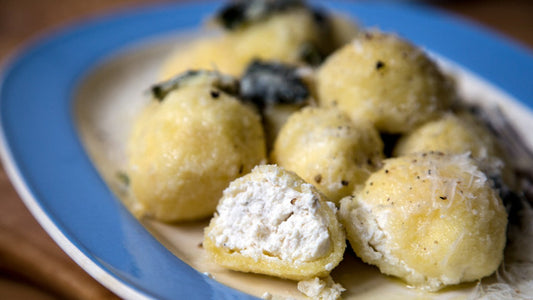 Gnudi – Italienische Ricottabällchen