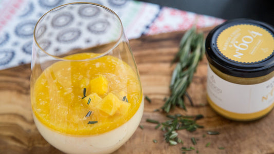 Tonkabohnen Panna Cotta