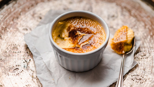 Crème brûlée mit Lebkuchengewürz