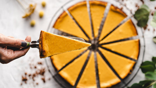 Pumpkin Cheesecake - Käsekuchen mit Hokkaido-Kürbis