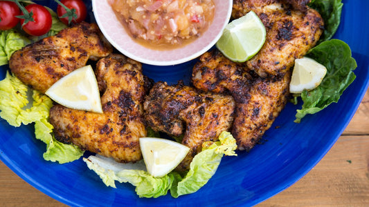 Jamaican Jerk mit Mango Chutney