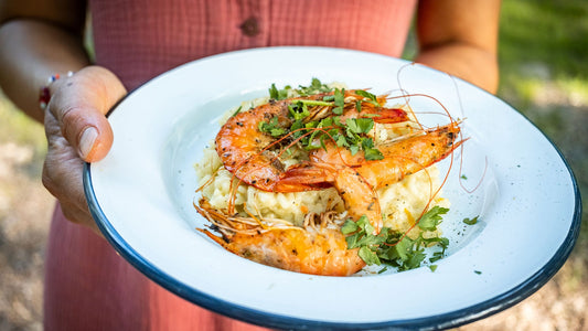 Zitronenrisotto Rezept mit Scampi