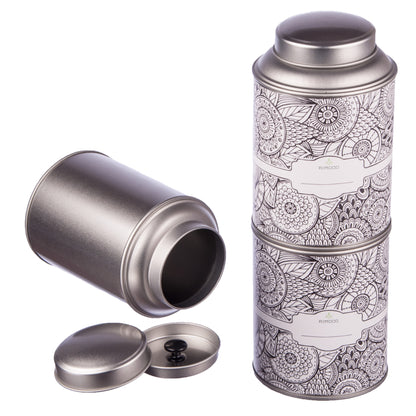 Teedosen mit extra Aromadeckel inkl. Etiketten