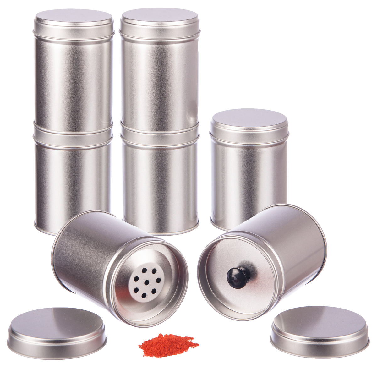 Gewürzdosen klein 12er Set mit Aromadeckel