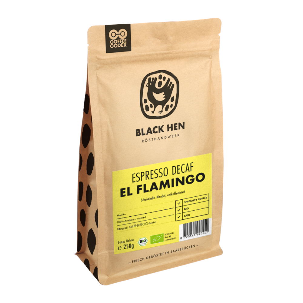 Bio Espresso entkoffeiniert EL FLAMINGO