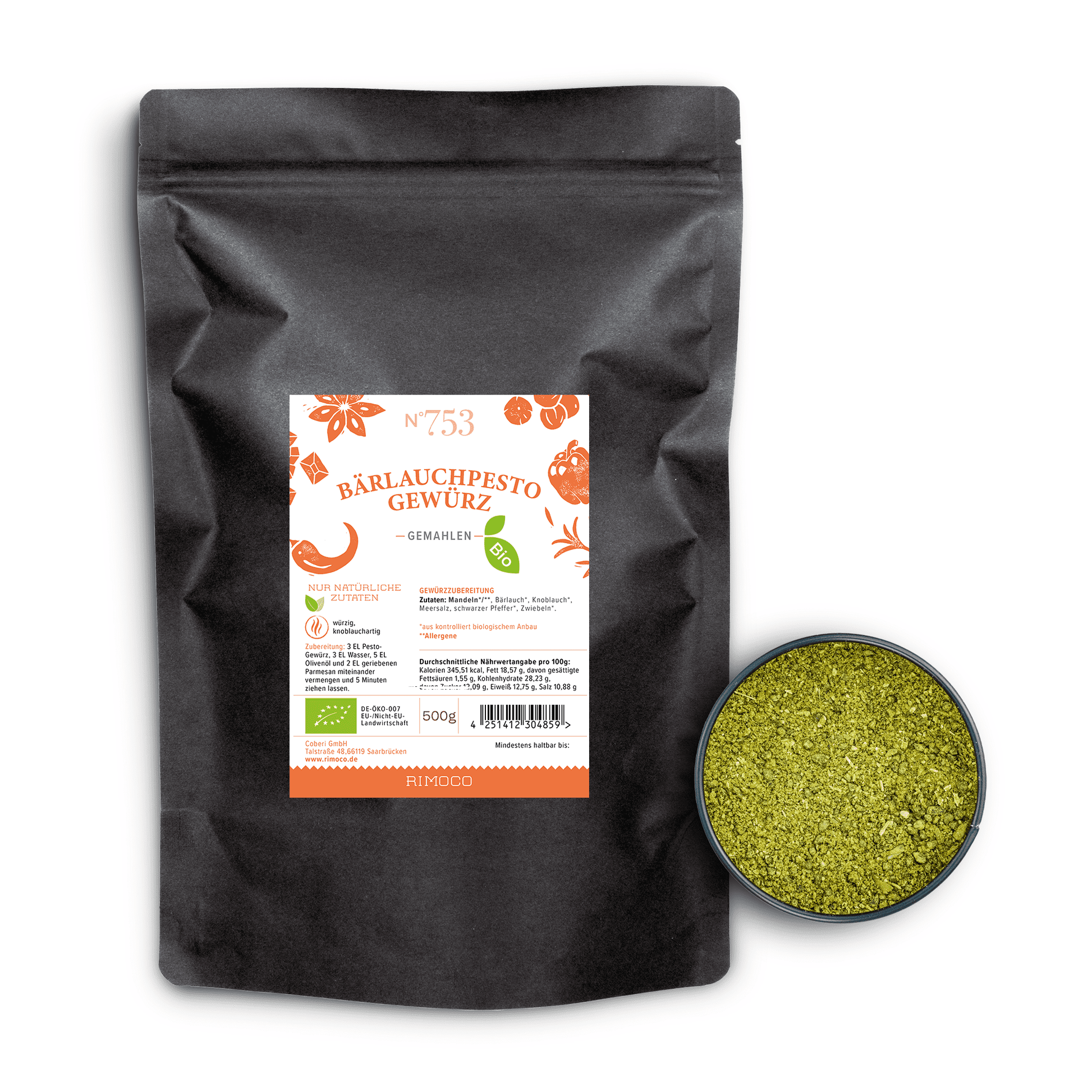 aufbewahrung bärlauchpesto Bio Bärlauch Pesto N°753