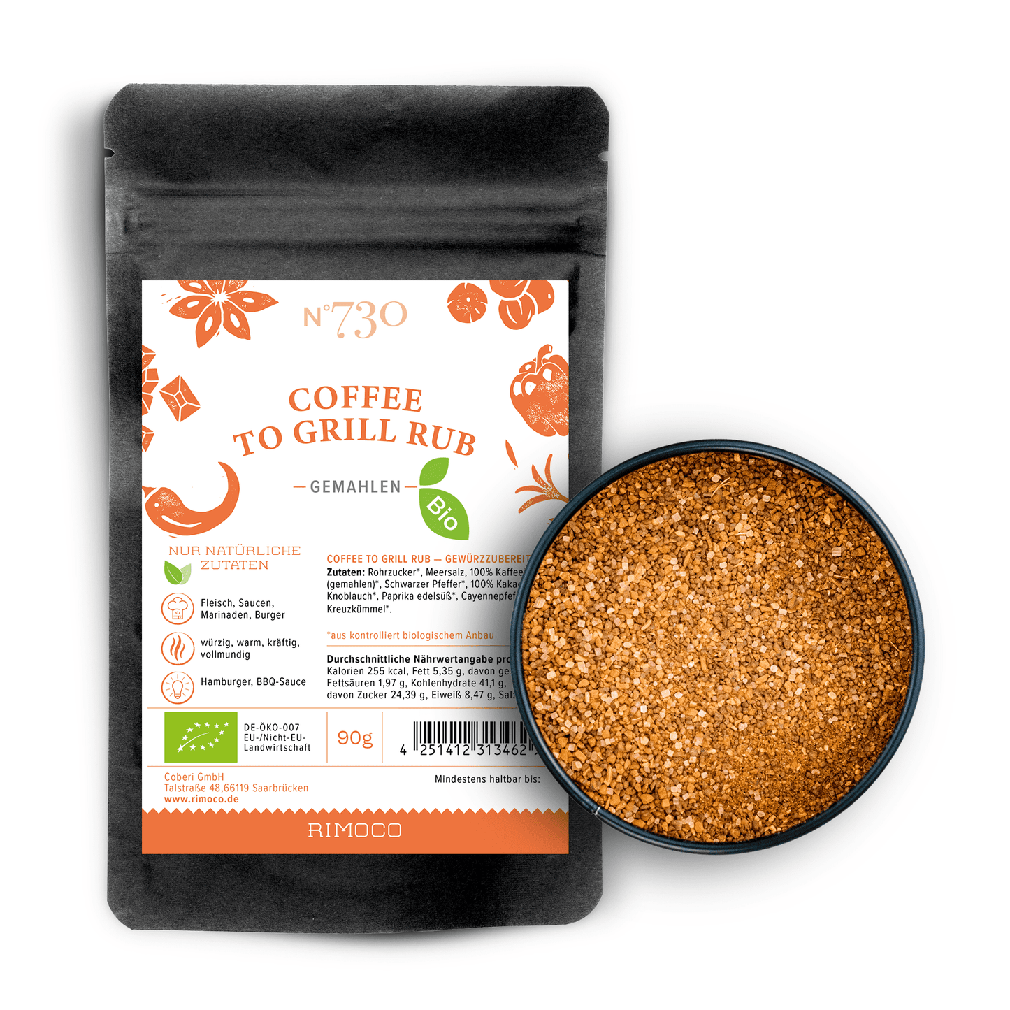 Bio Coffee To Grill Rub