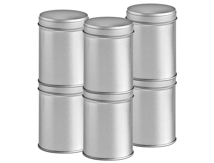 12er Pack der großen Gewürzdosen mit extra Aromadeckel inkl. 12 Etiketten