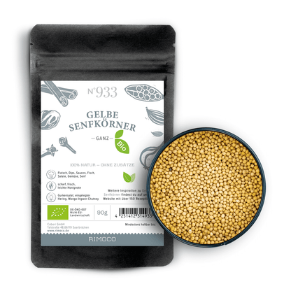 Bio Gelbe Senfkörner ganz