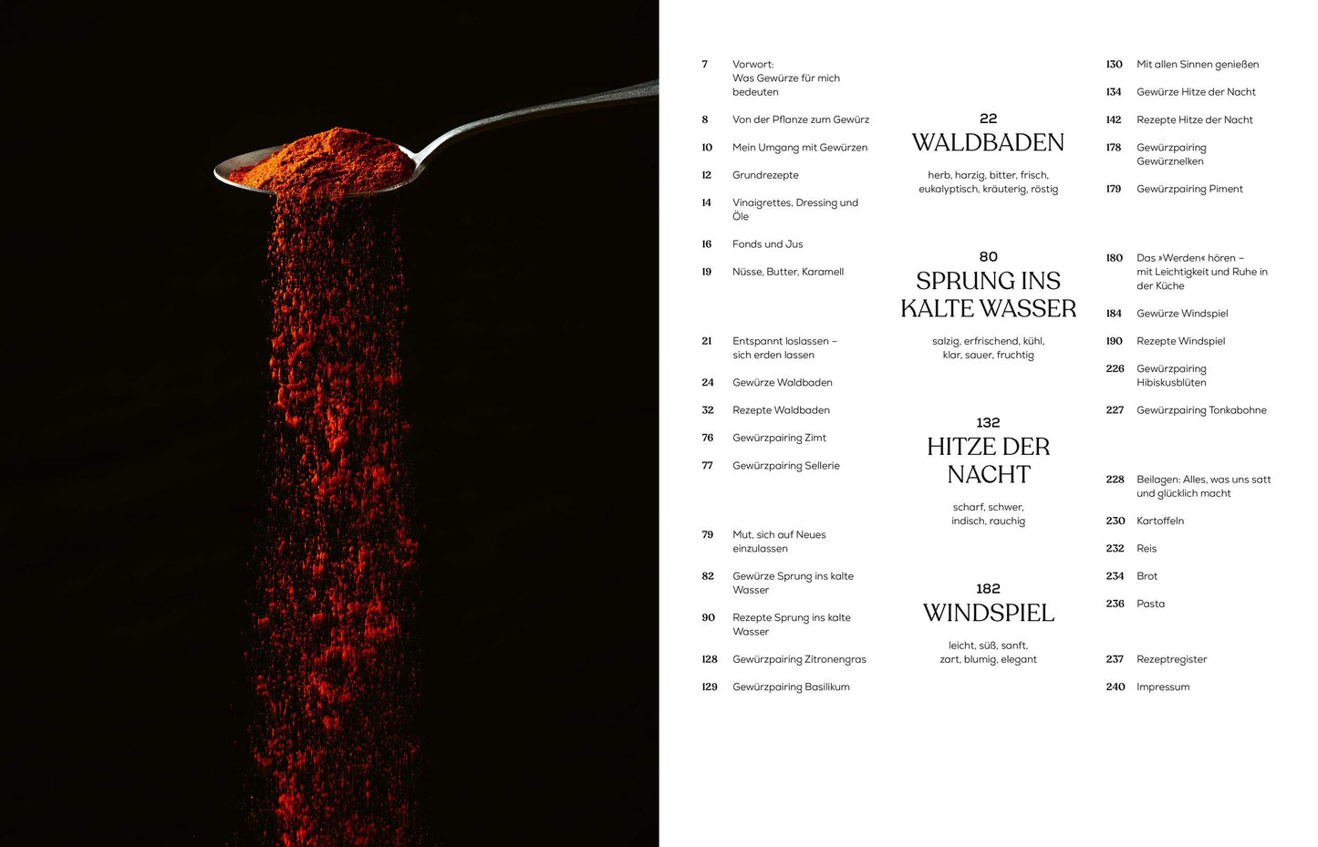 Geschenkset Gewürze – Das Kochbuch