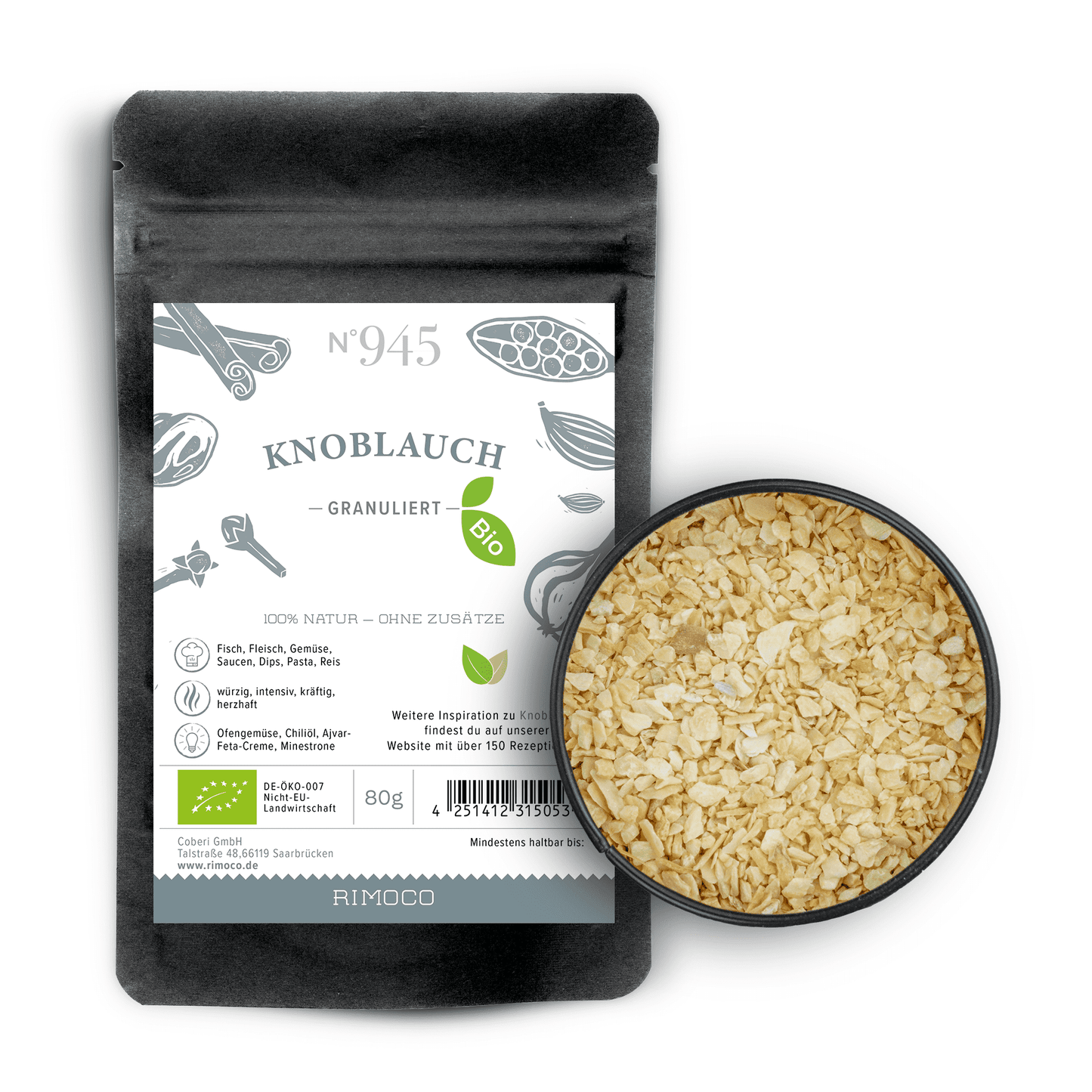 Bio Knoblauch Granulat