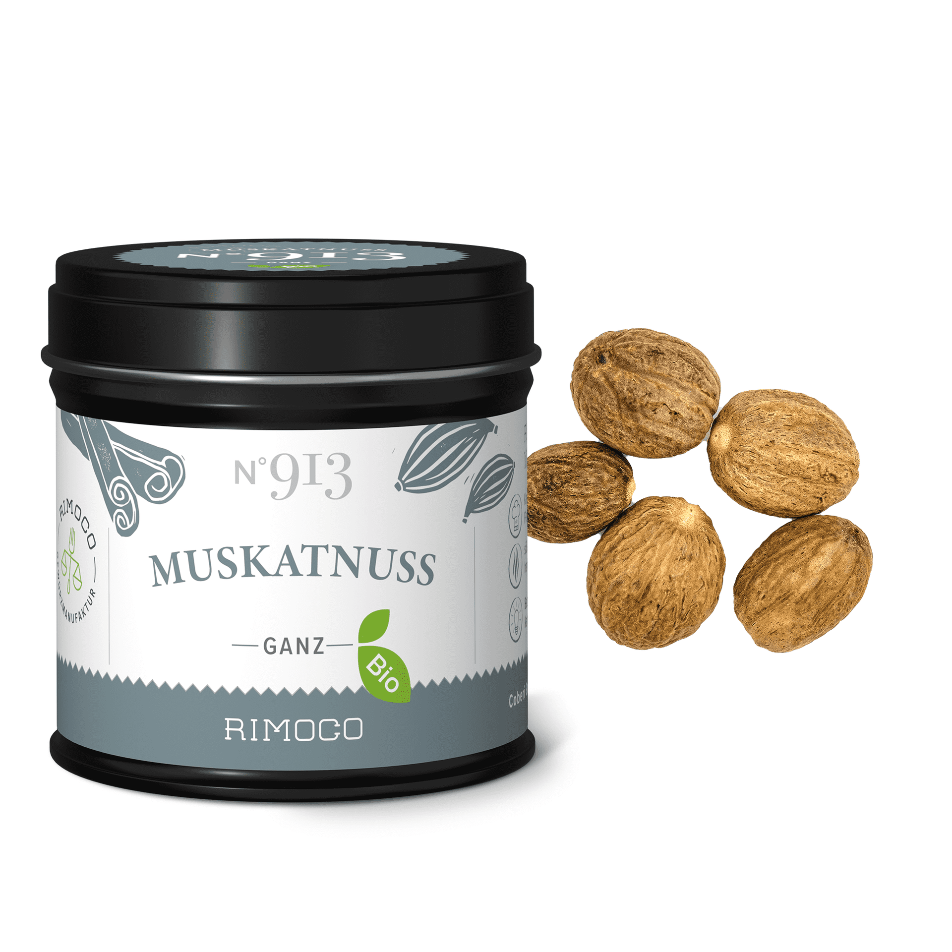 Bio Muskatnuss ganz – 5 Stück