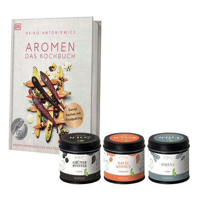 Geschenkset Aromen – Das Kochbuch