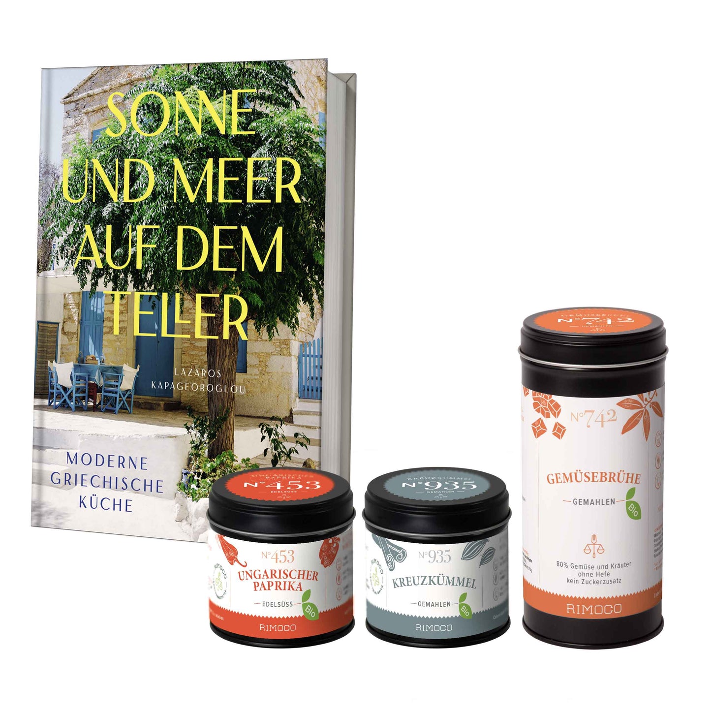 Geschenkset Sonne und Meer auf dem Teller
