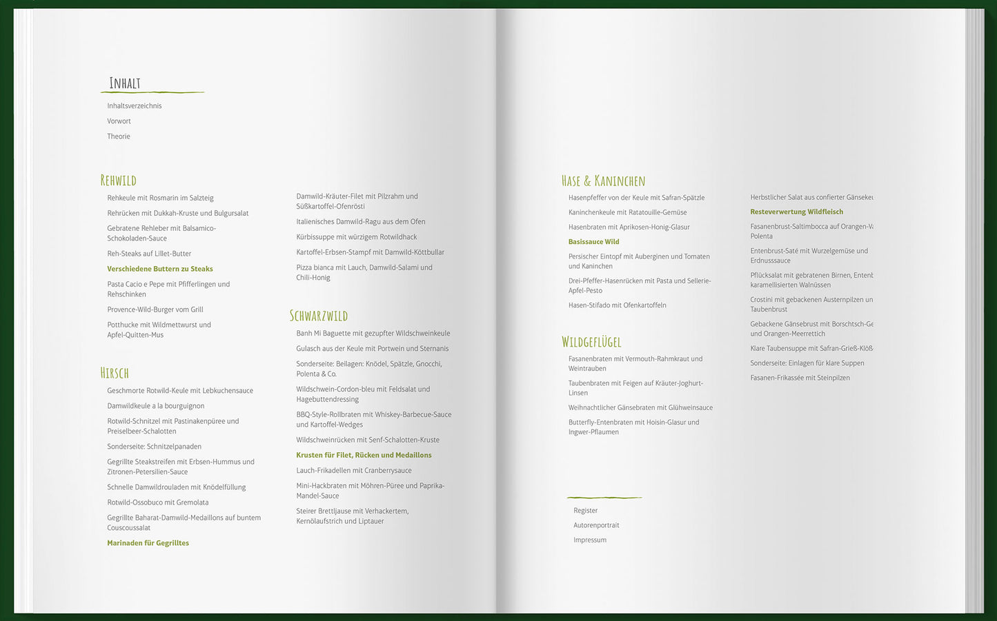 Einfach mal Wild Kochbuch