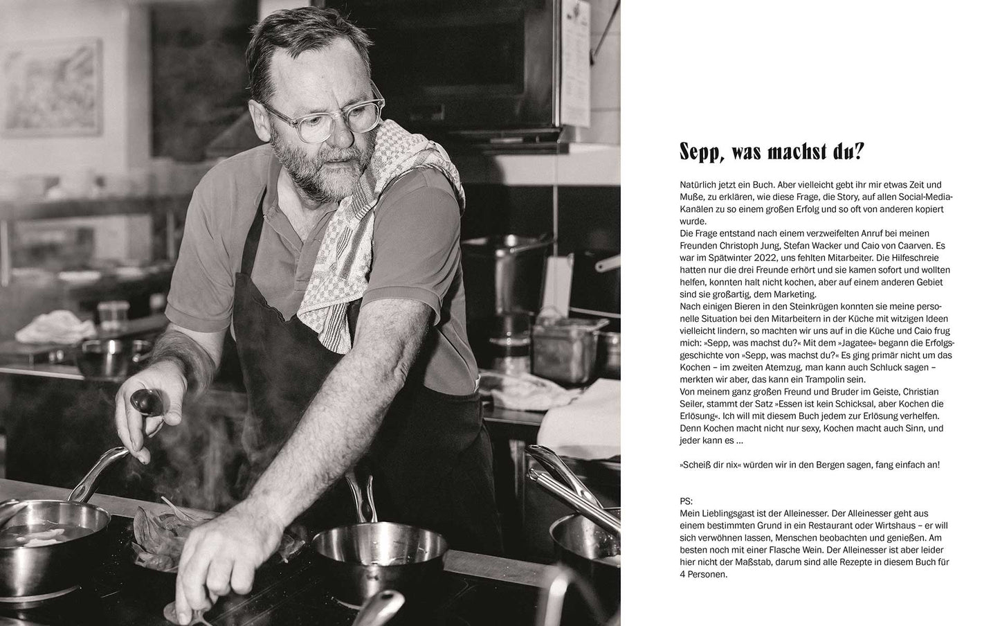 Sepp, was machst du?