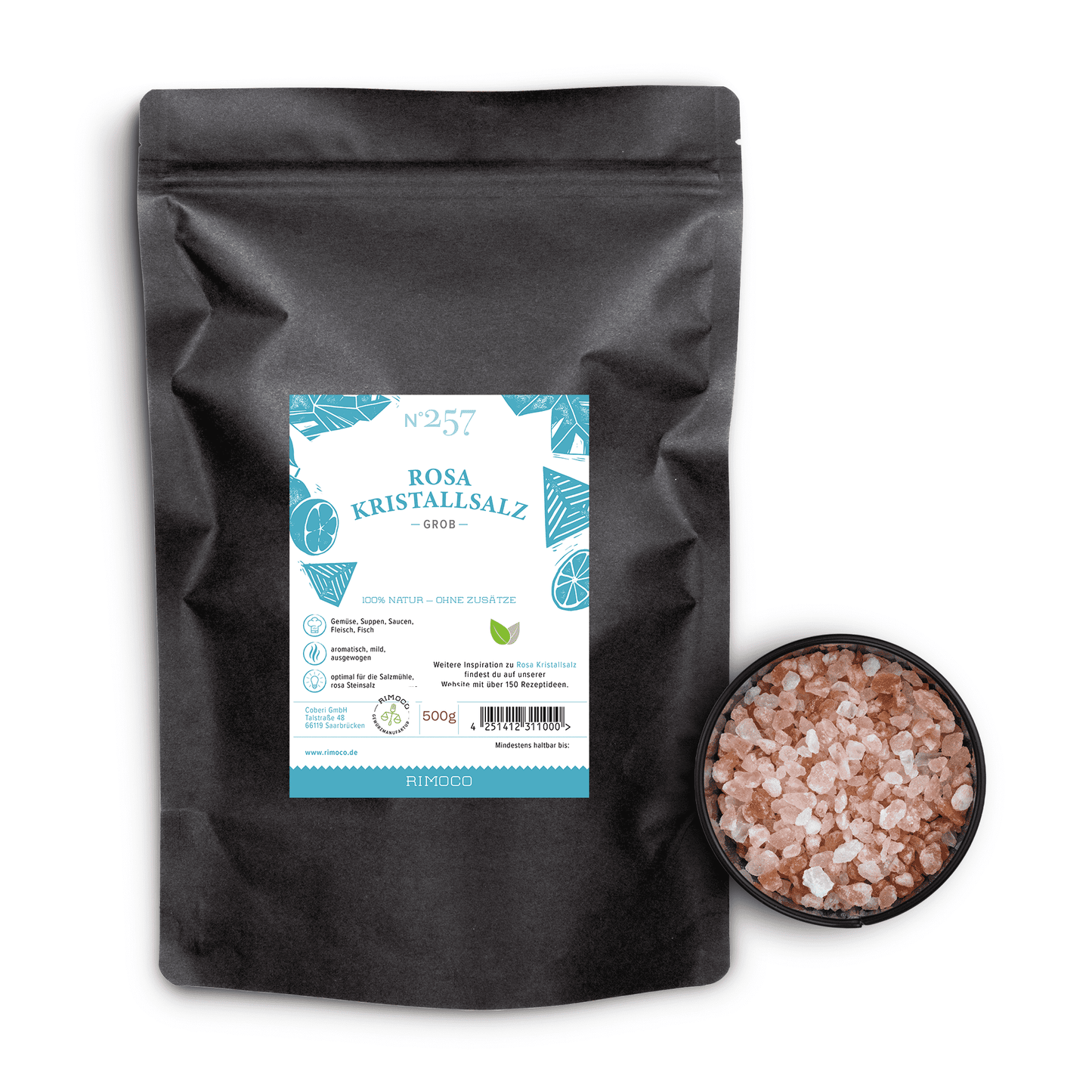 Rosa Kristallsalz grob