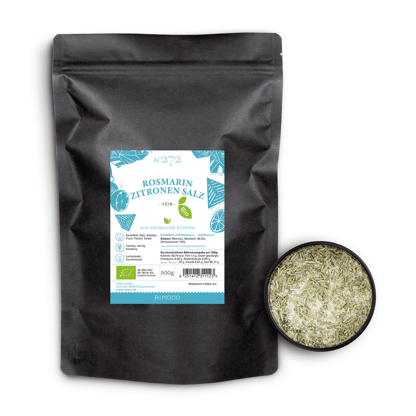 Bio Rosmarin Zitronensalz