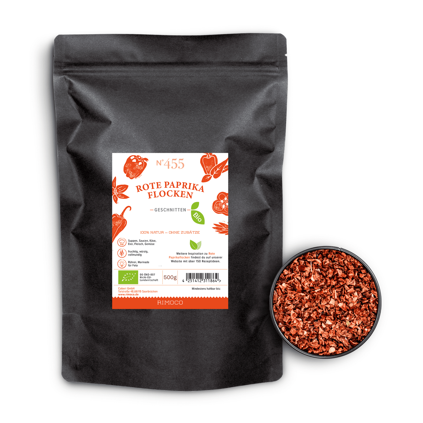 Bio Rote Paprikaflocken