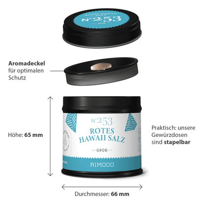 Rotes Hawaii Salz grob