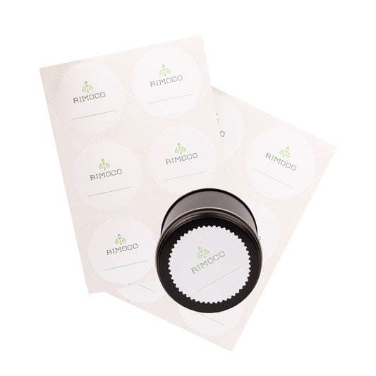 6er Pack runde Etiketten für Gewürzdosen