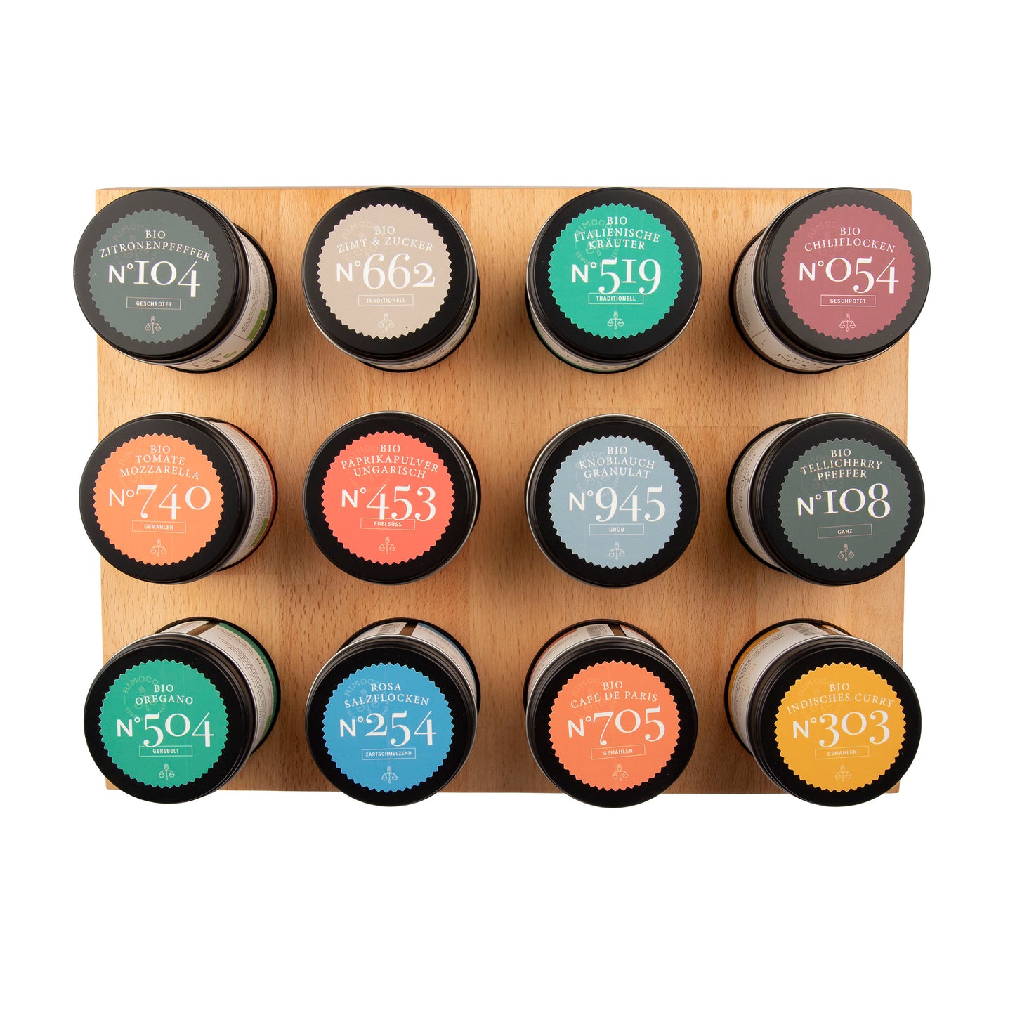 Magnetisches Gewürzregal 12er | für Rimoco Aroma-Dosen