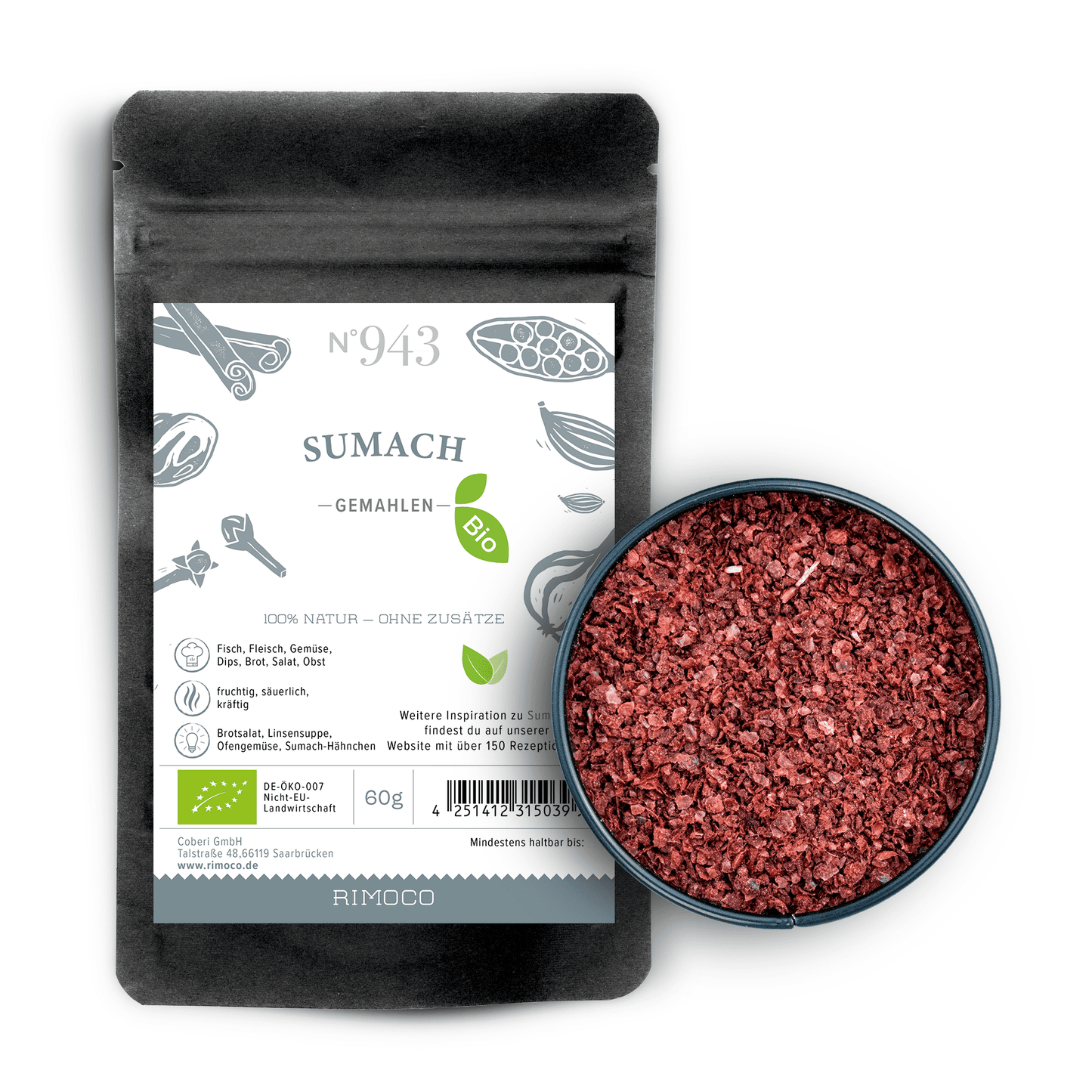 Bio Sumach gemahlen