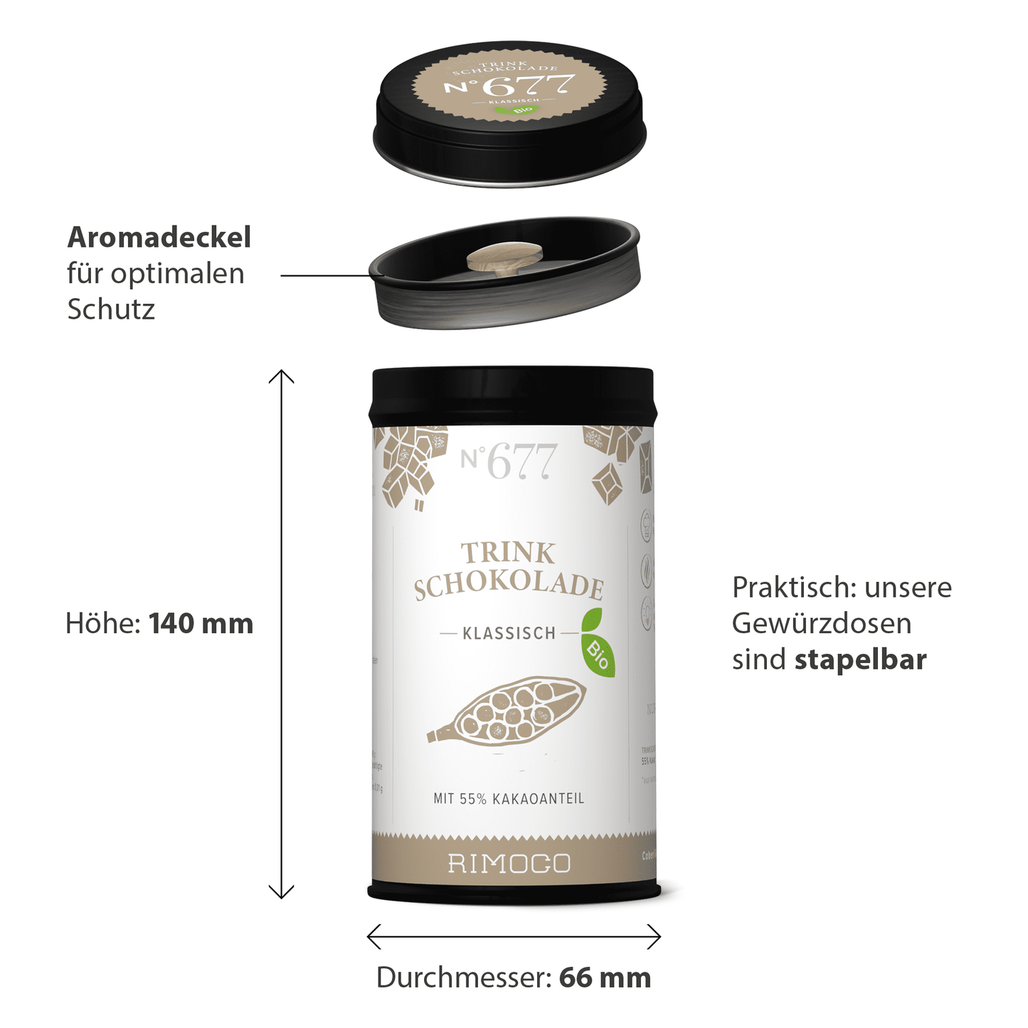 Bio Trinkschokolade klassisch