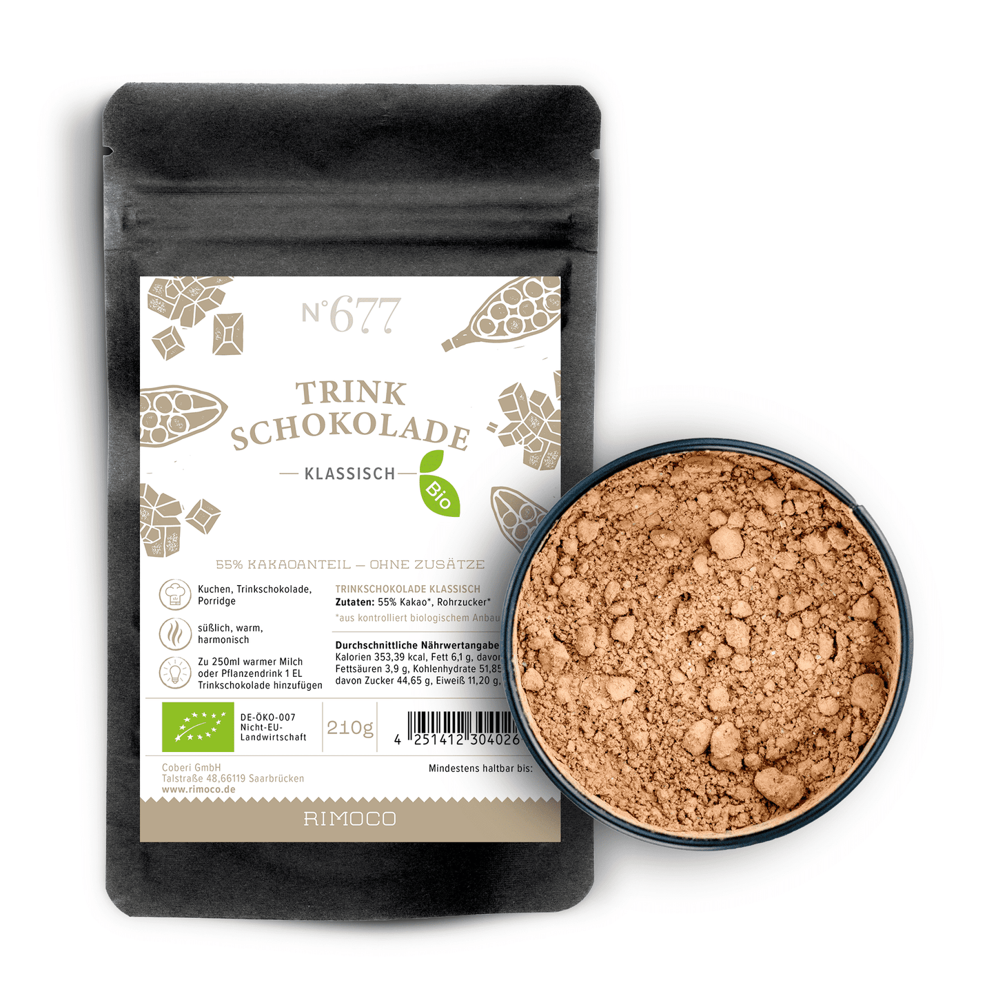 Bio Trinkschokolade klassisch
