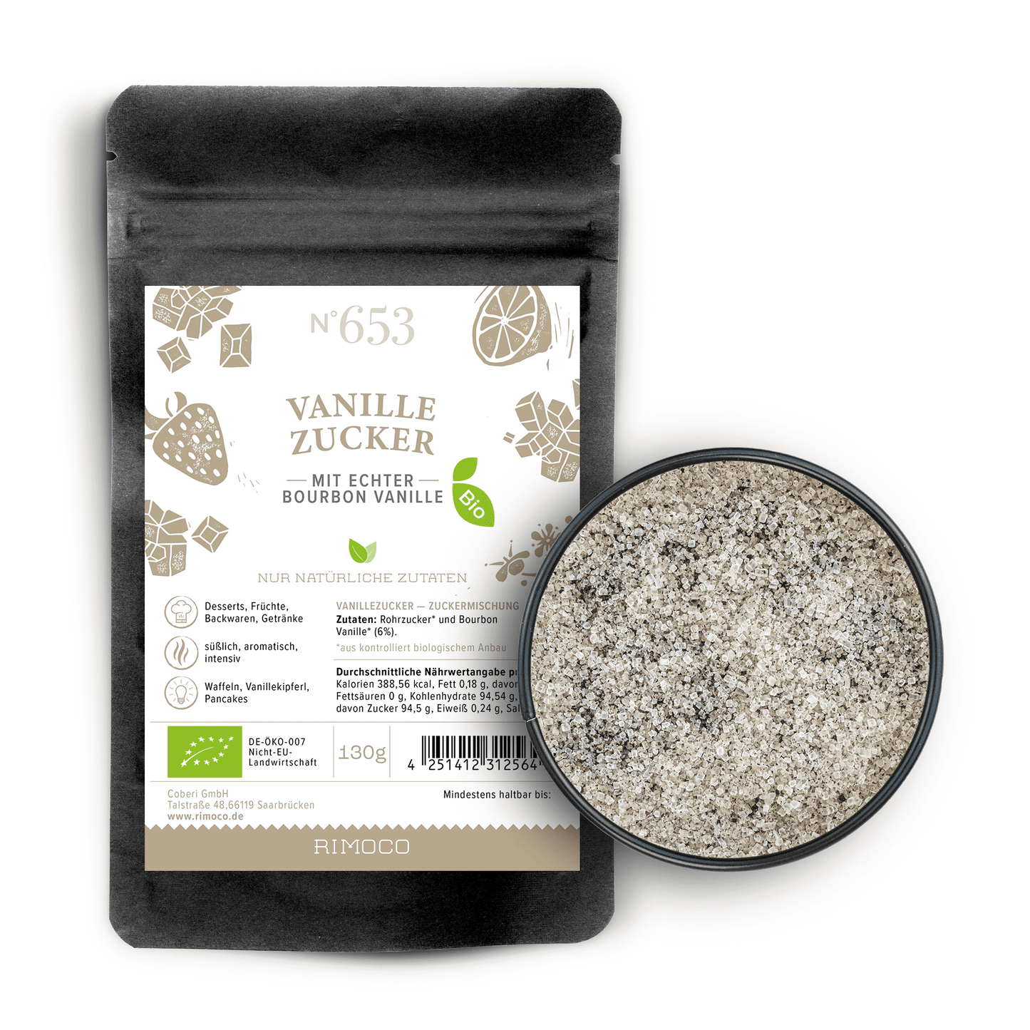Bio Vanillezucker