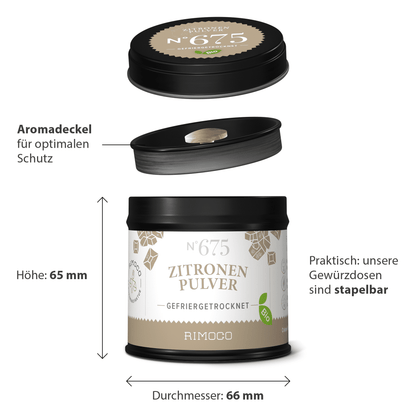 Bio Zitronenpulver