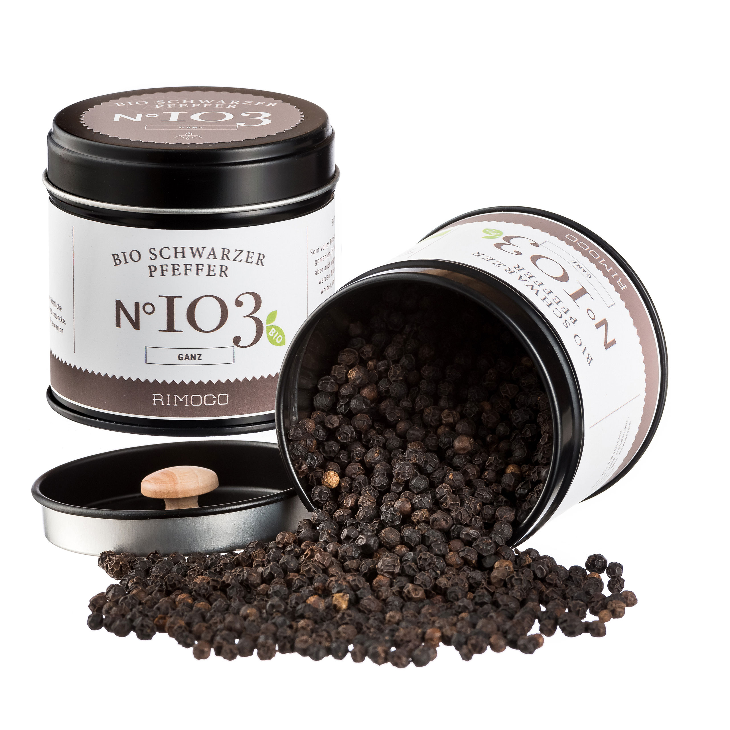 Bio Schwarzer Pfeffer - Gewürze kaufen bei Rimoco.de